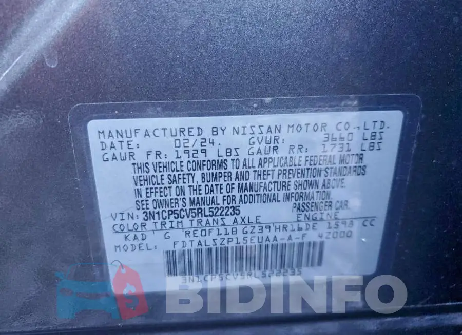 3N1CP5CV5RL522235 Photo# 14