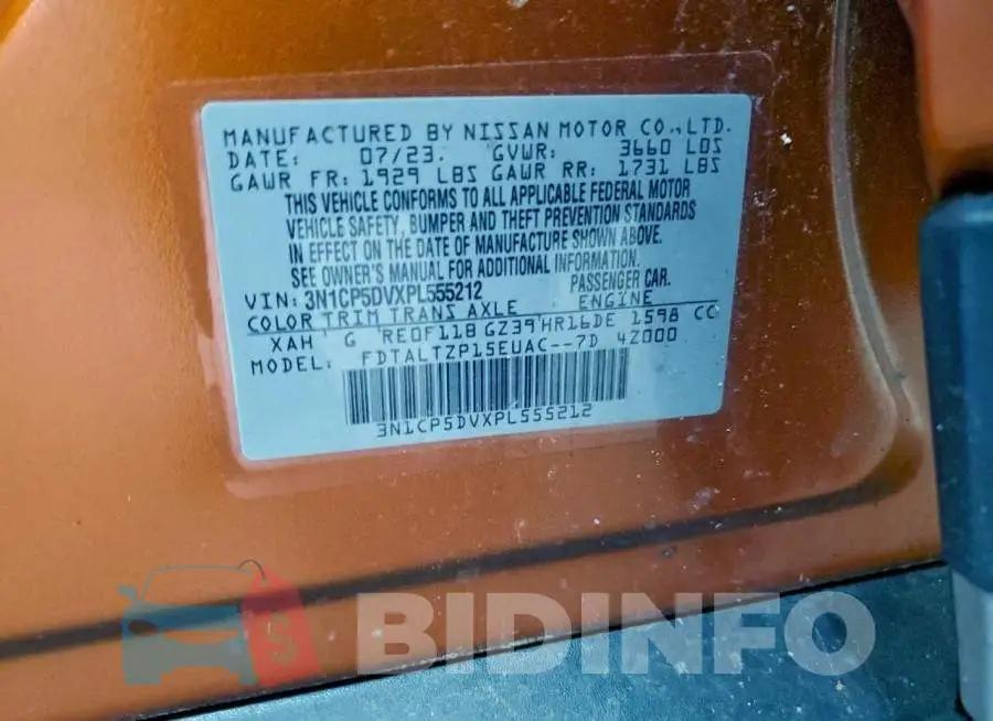 3N1CP5DVXPL555212 Photo# 13