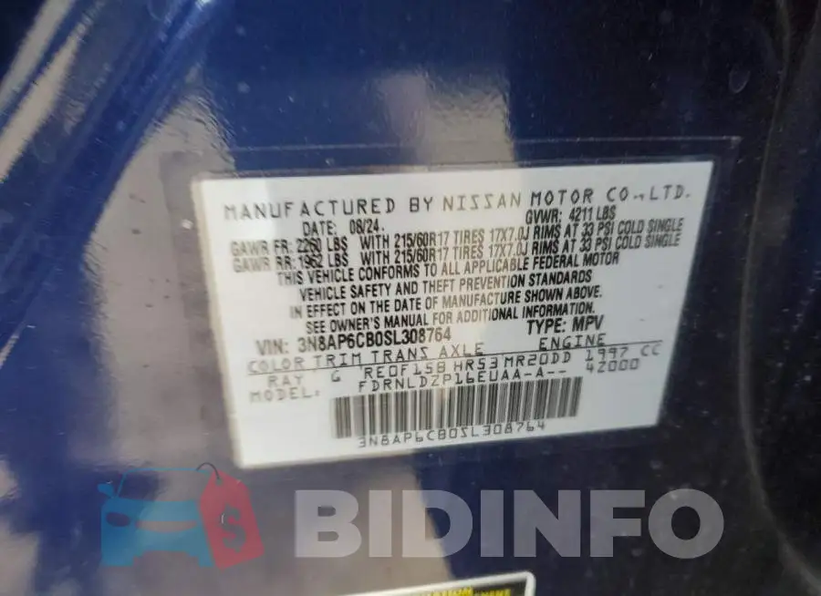 3N8AP6CB0SL308764 Photo# 13