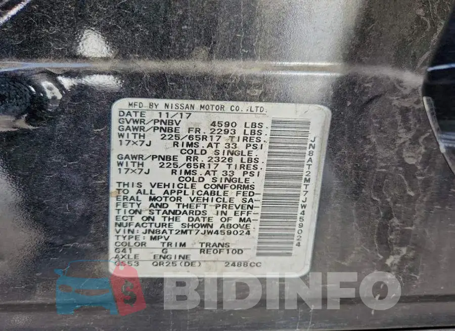 JN8AT2MT7JW459024 Photo# 13