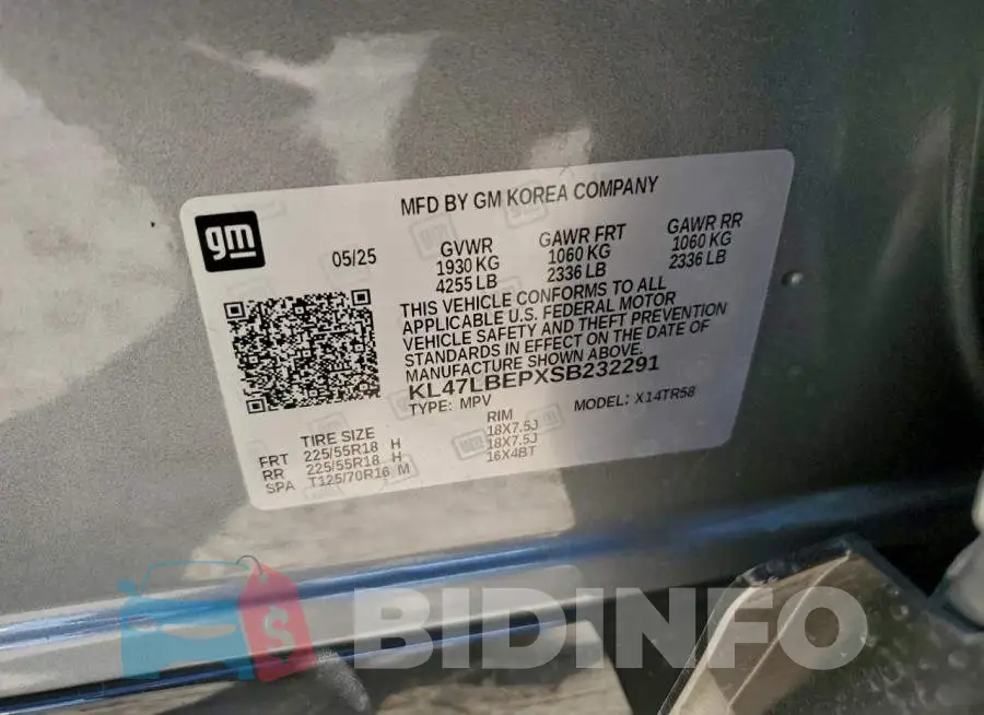 KL47LBEPXSB232291 Photo# 13