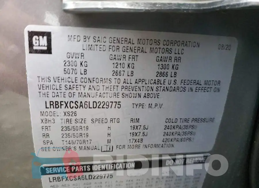 LRBFXCSA6LD229775 Photo# 13