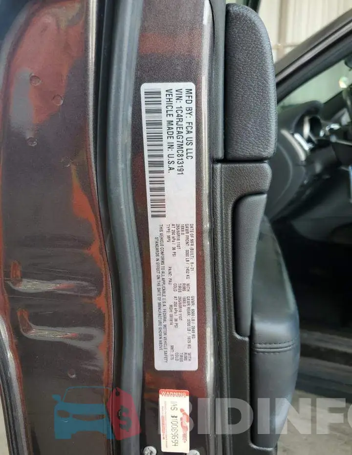 1C4RJEAG7MC813191 Photo# 13