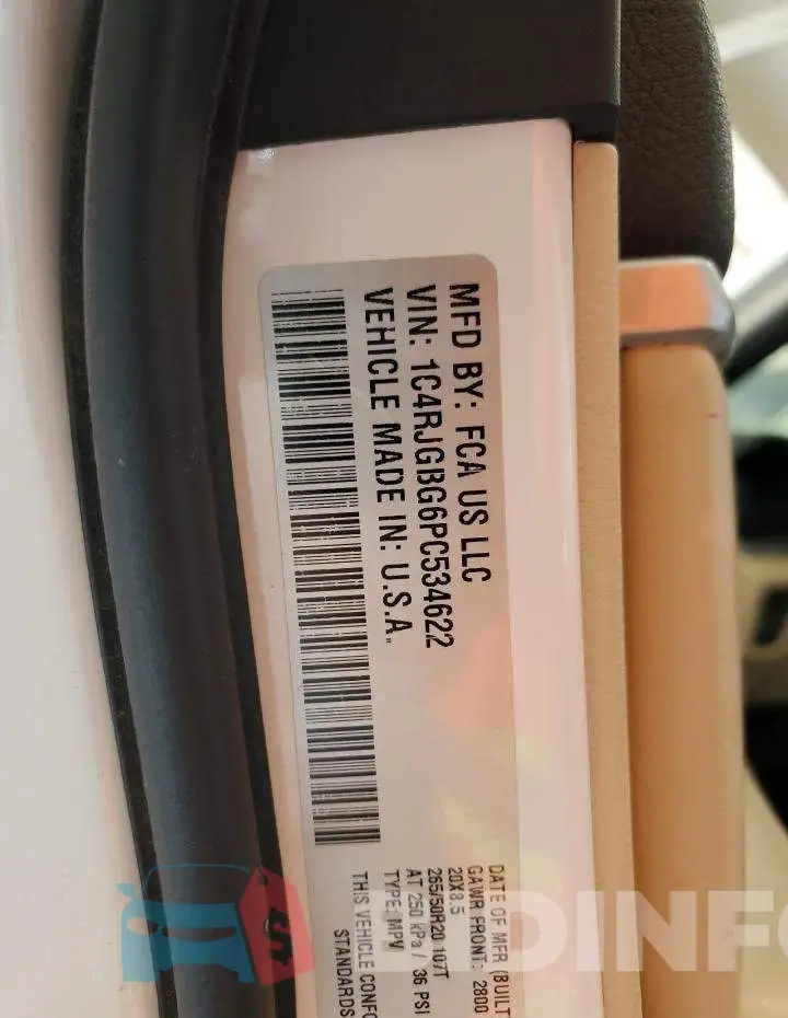 1C4RJGBG6PC534622 Photo# 14