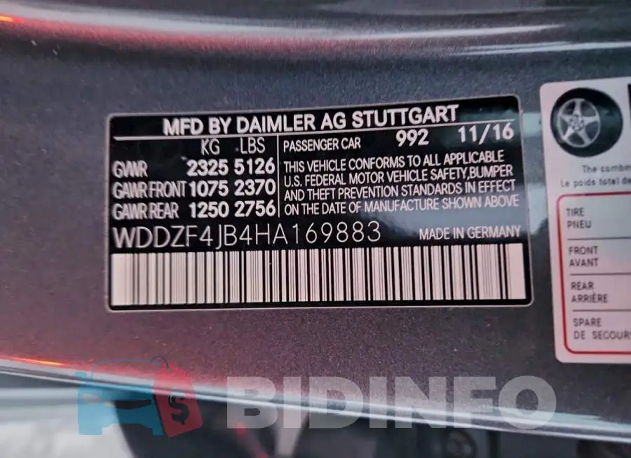 WDDZF4JB4HA169883 Photo# 13