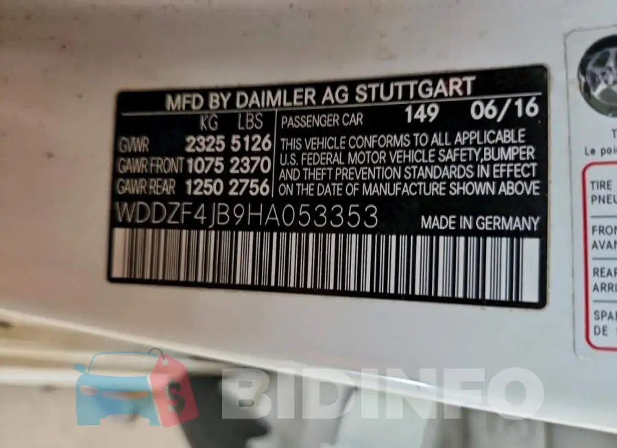 WDDZF4JB9HA053353 Photo# 12