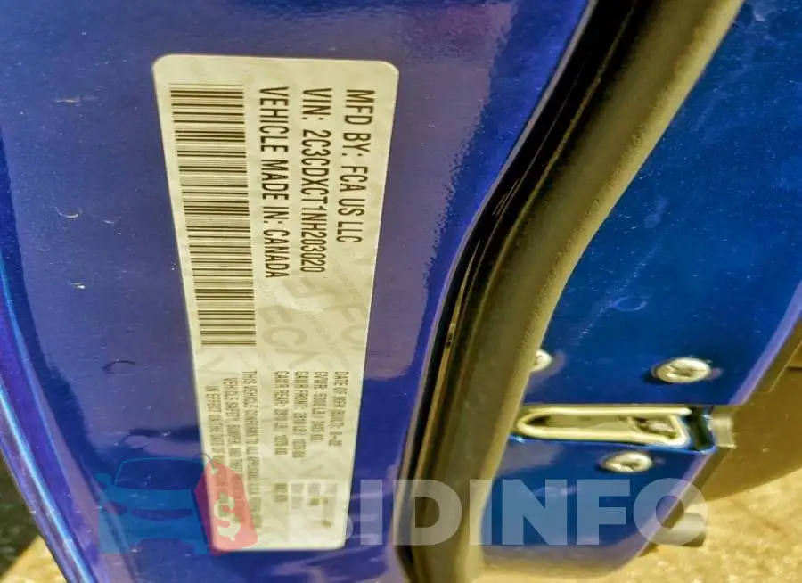 2C3CDXCT1NH203020 Photo# 13