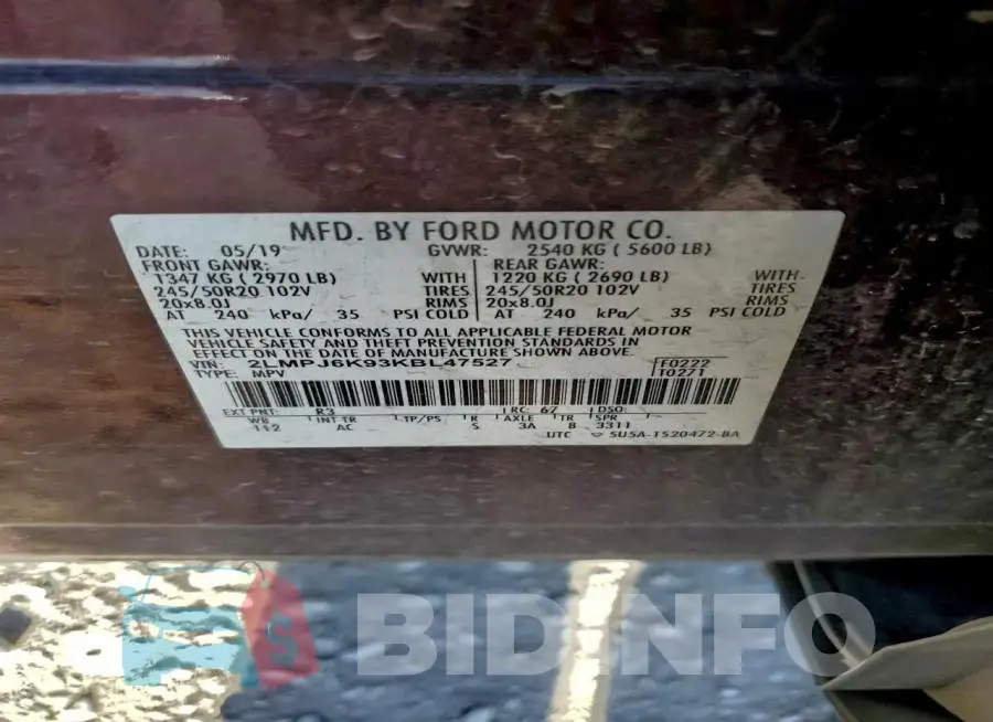 2LMPJ6K93KBL47527 Photo# 13