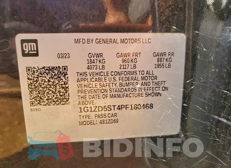 1G1ZD5ST4PF180468 Photo# 12