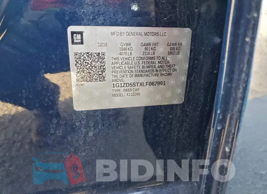 1G1ZD5STXLF067991 Photo# 12