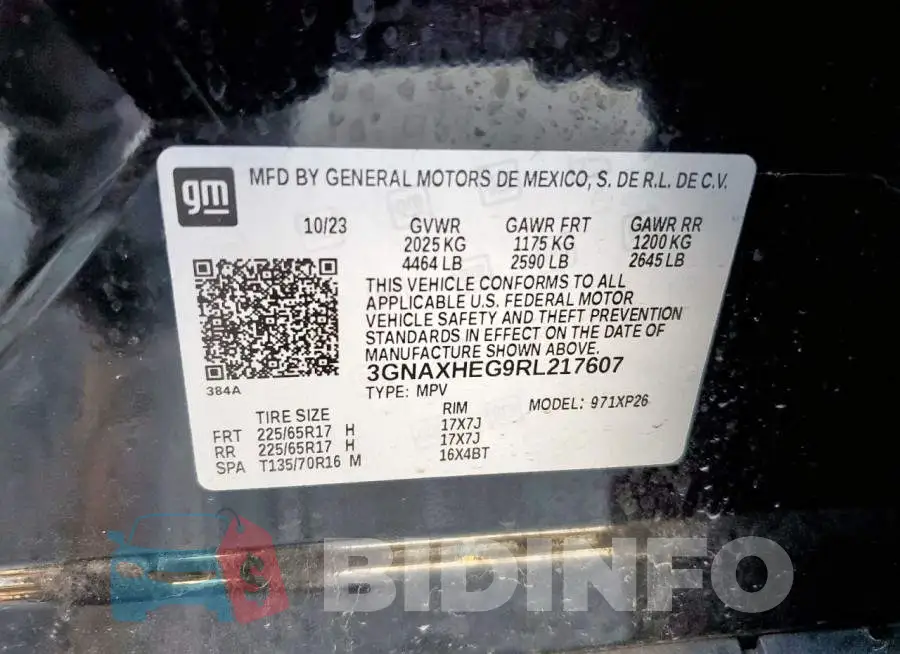 3GNAXHEG9RL217607 Photo# 12
