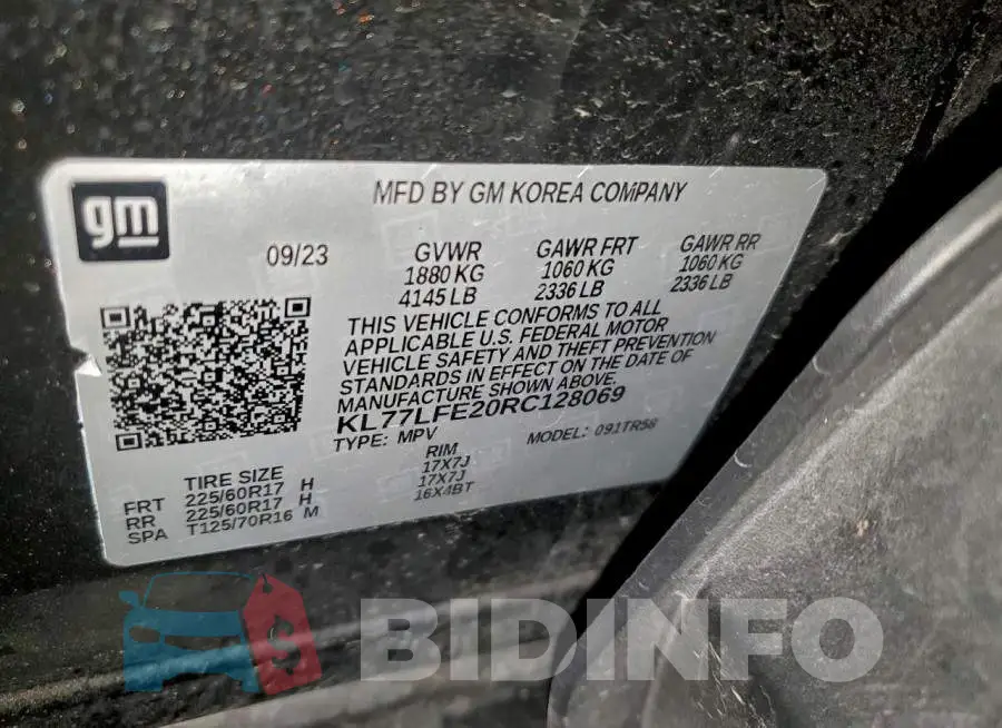 KL77LFE20RC128069 Photo# 13