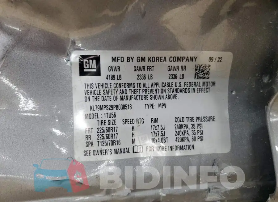 KL79MPS29PB038518 Photo# 13