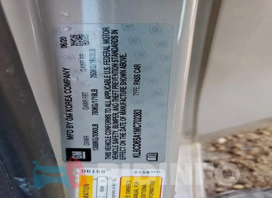 KL8CD6SA1MC702383 Photo# 13
