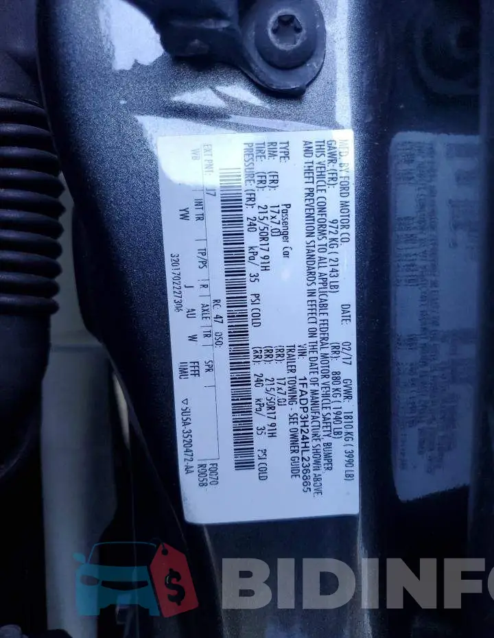 1FADP3H24HL236865 Photo# 12