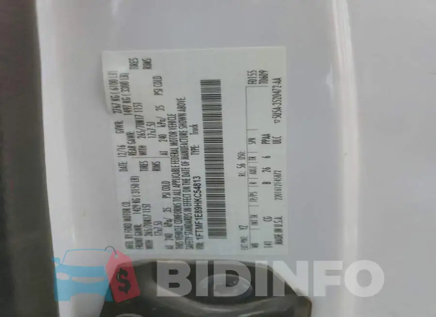 1FTMF1E89HKC54813 Photo# 12