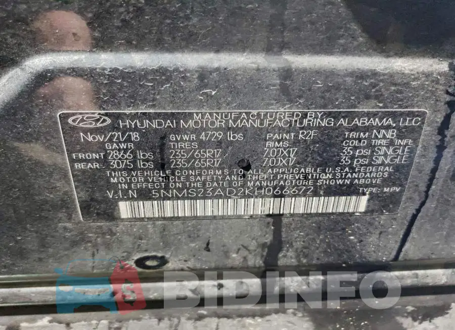 5NMS23AD2KH066672 Photo# 13