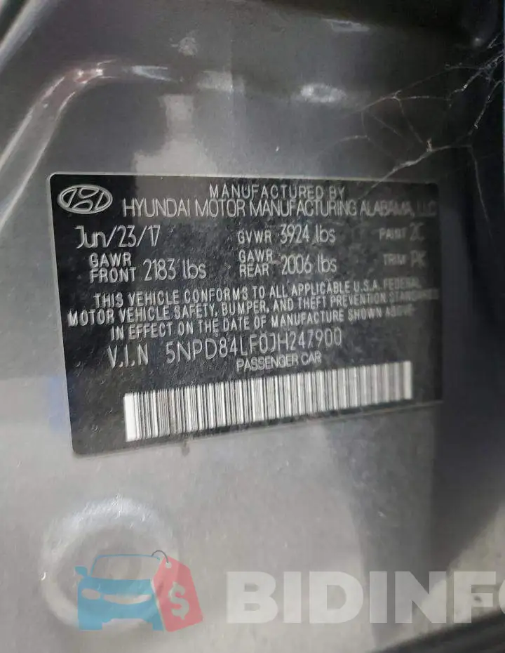 5NPD84LF0JH247900 Photo# 12