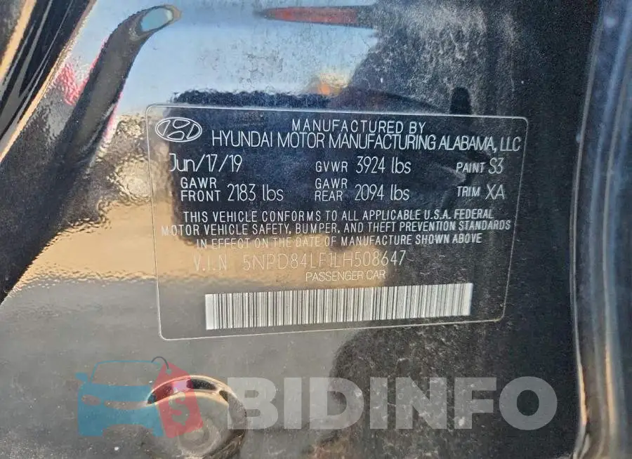 5NPD84LF1LH508647 Photo# 12