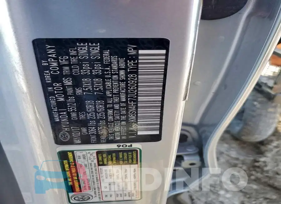KM8SN4HF7JU260928 Photo# 13