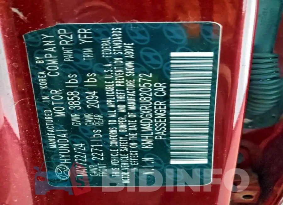 KMHLM4DGXRU820572 Photo# 13