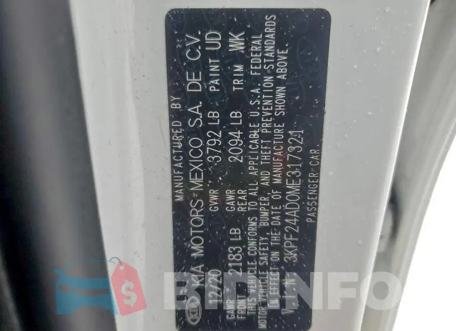 3KPF24AD0ME317321 Photo# 12