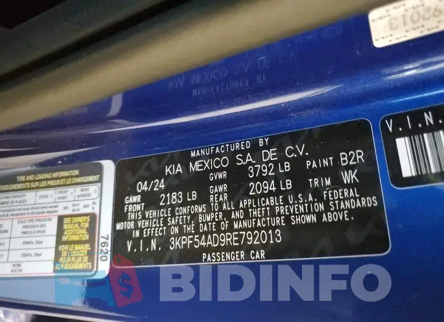 3KPF54AD9RE792013 Photo# 12