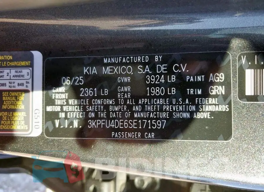 3KPFU4DE6SE171597 Photo# 13