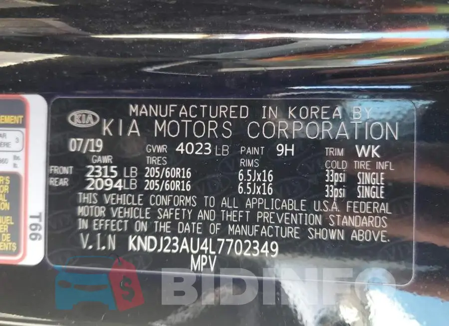 KNDJ23AU4L7702349 Photo# 13