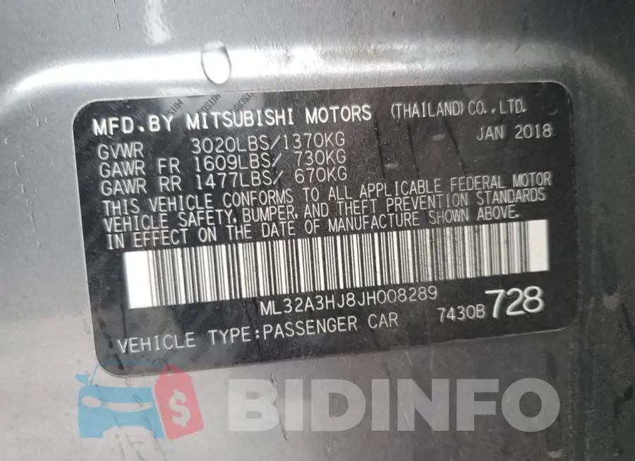 ML32A3HJ8JH008289 Photo# 12