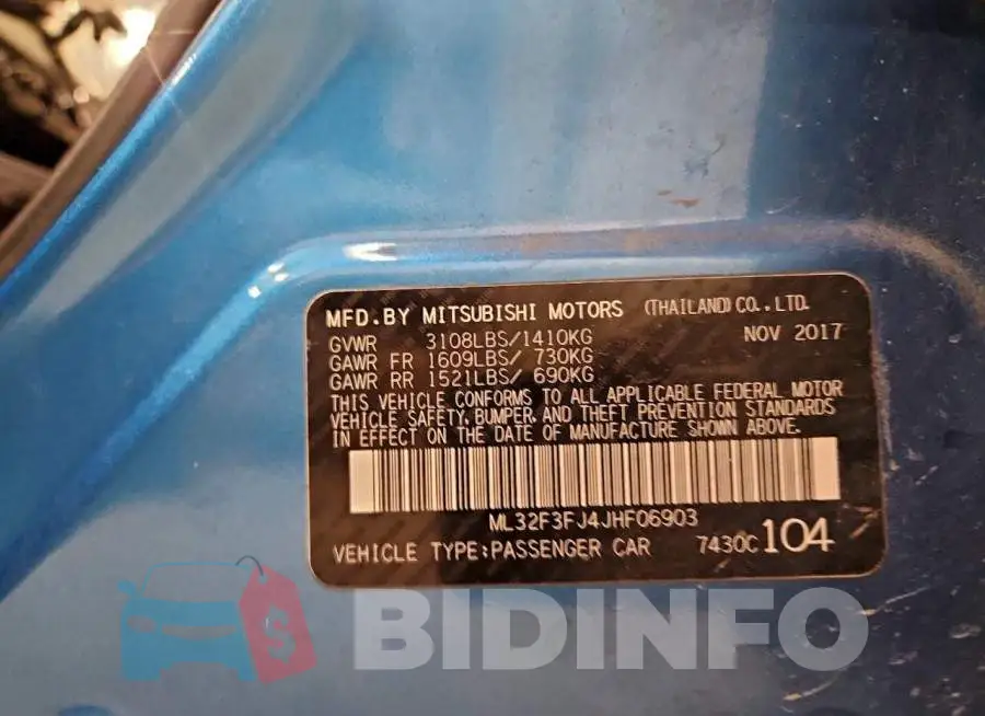 ML32F3FJ4JHF06903 Photo# 12