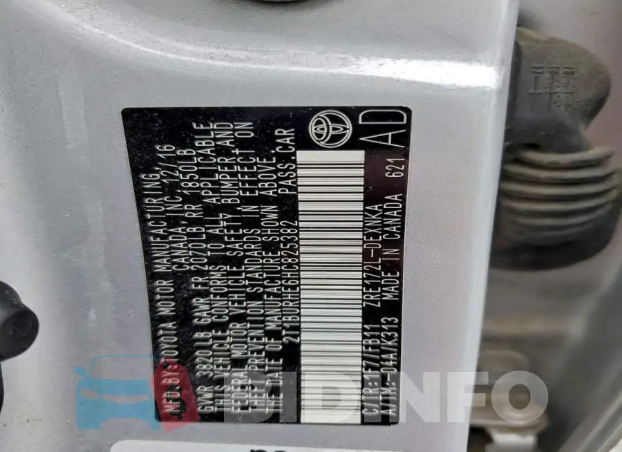 2T1BURHE6HC825382 Photo# 12