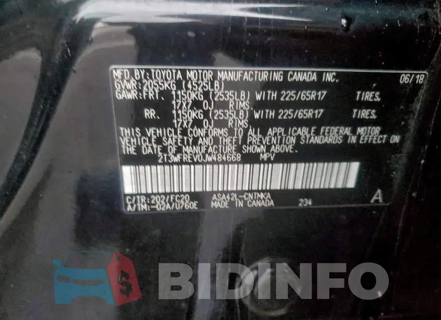 2T3WFREV0JW484668 Photo# 13