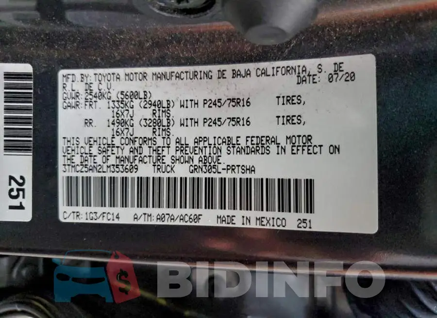3TMCZ5AN2LM353609 Photo# 12