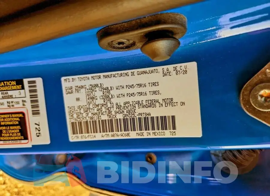 3TYAZ5CN7LT001103 Photo# 12
