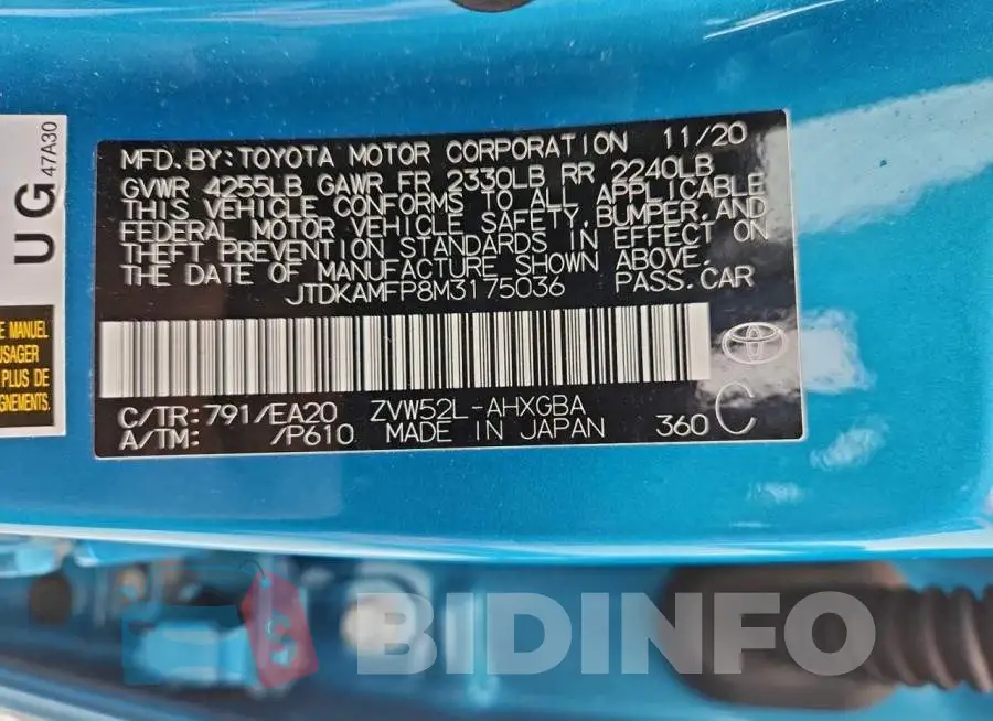 JTDKAMFP8M3175036 Photo# 12