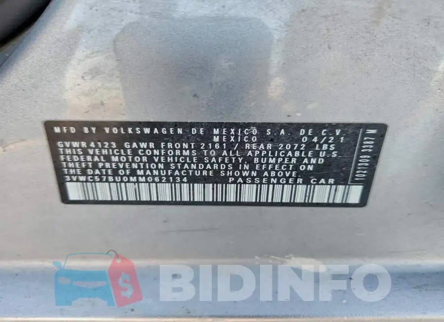 3VWC57BU0MM062134 Photo# 12