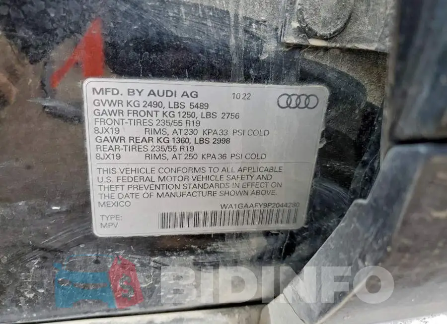 WA1GAAFY9P2044280 Photo# 13