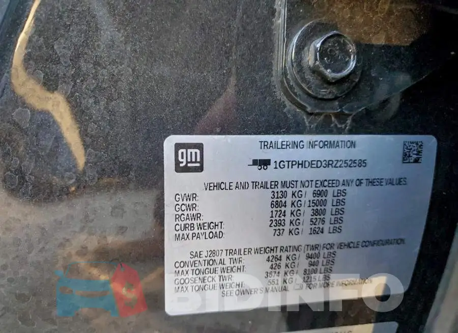 1GTPHDED3RZ252585 Photo# 12