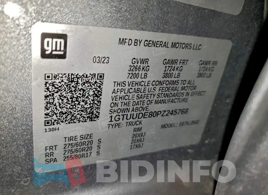 1GTUUDE80PZ245768 Photo# 12
