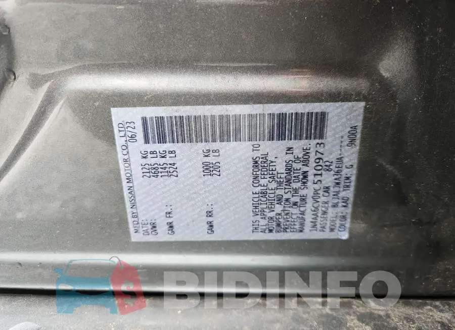 1N4AA6CV0PC510973 Photo# 13