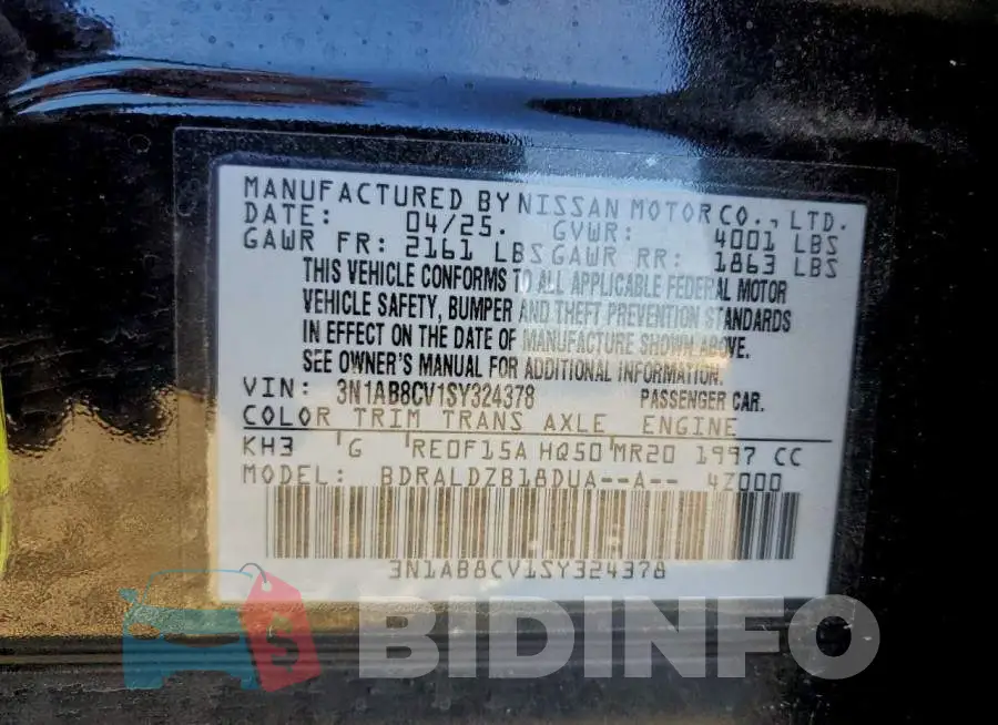3N1AB8CV1SY324378 Photo# 12