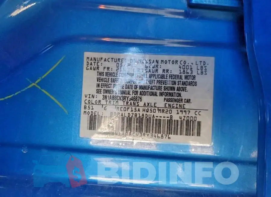 3N1AB8CV3RY346876 Photo# 13