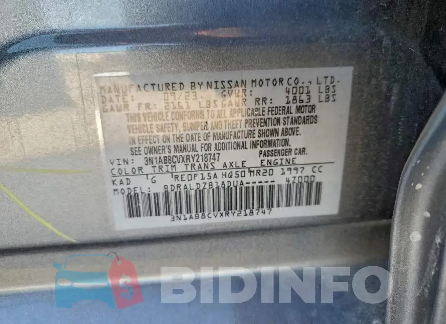3N1AB8CVXRY218747 Photo# 12