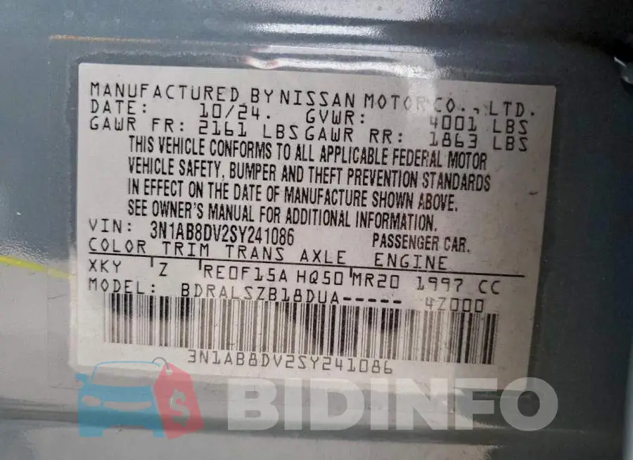 3N1AB8DV2SY241086 Photo# 13