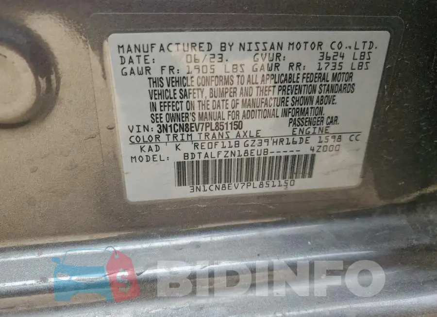 3N1CN8EV7PL851150 Photo# 12