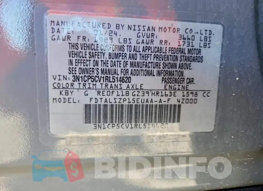 3N1CP5CV1RL514620 Photo# 13
