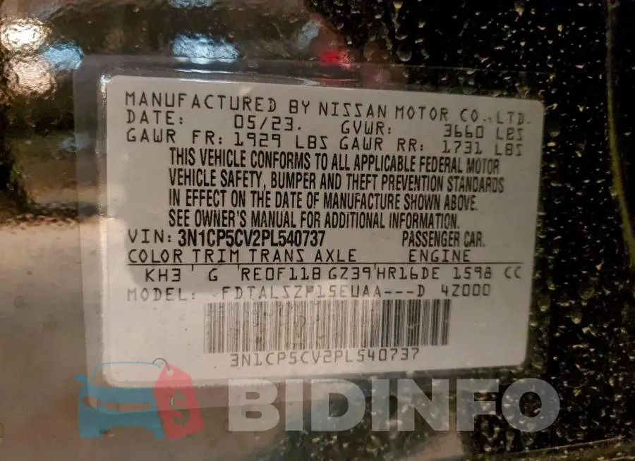 3N1CP5CV2PL540737 Photo# 13