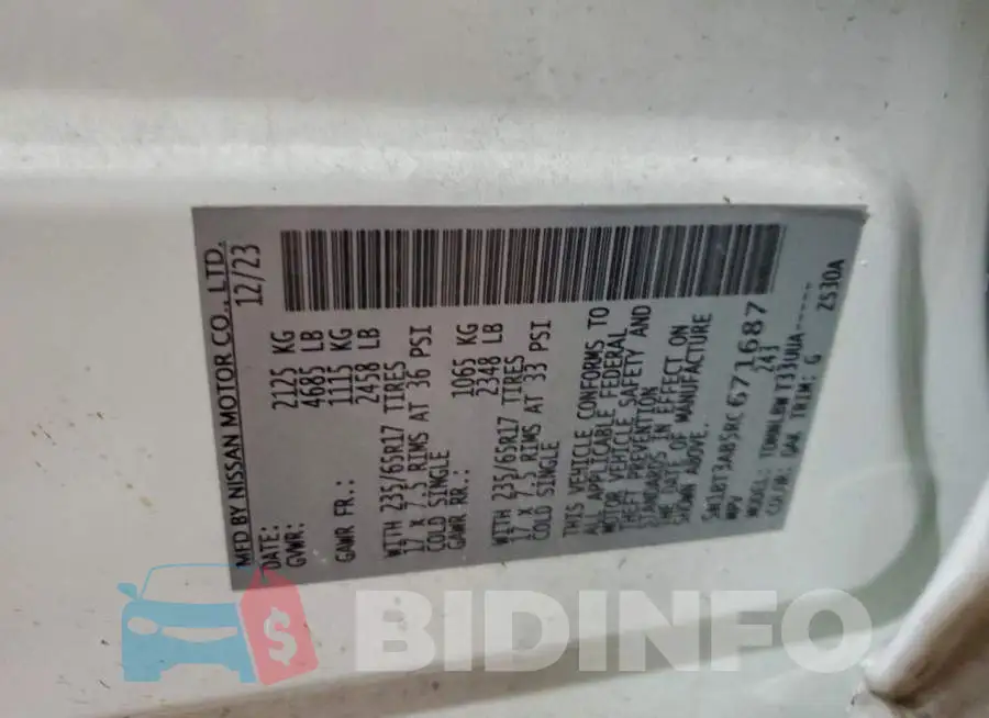 5N1BT3AB5RC671687 Photo# 13