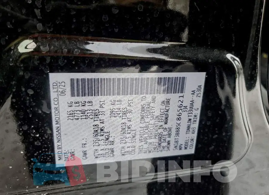 5N1BT3BB8SC865621 Photo# 14